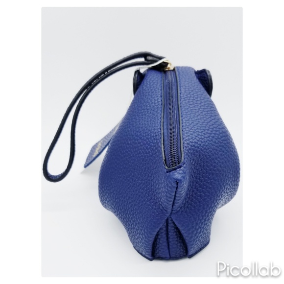 Navy Elephant Wristlet Clutch - Picture 6 of 7